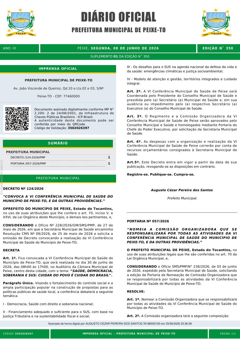 Capa da edição