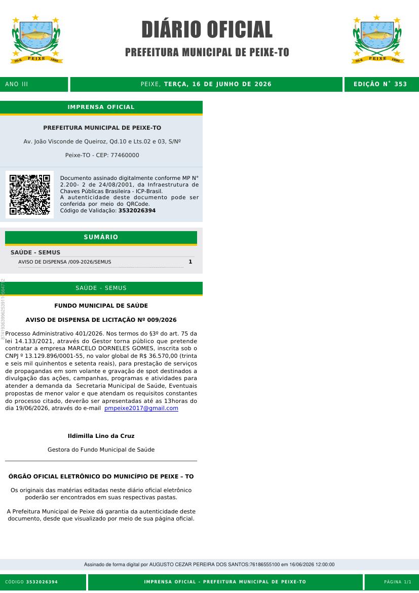 Capa da edição