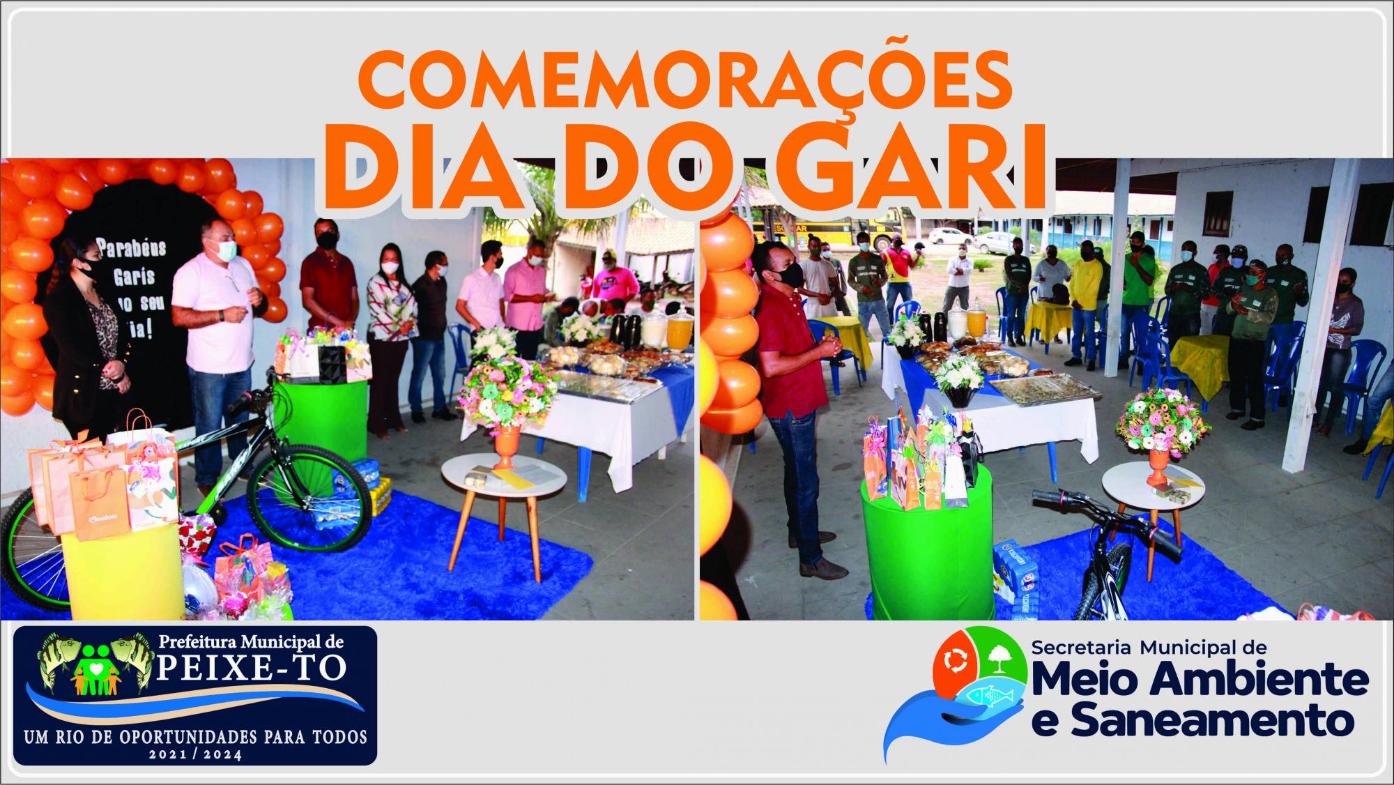 SECRETARIA DE MEIO AMBIENTE E SANEAMENTO FAZ HOMENAGEM AO DIA DO GARI.