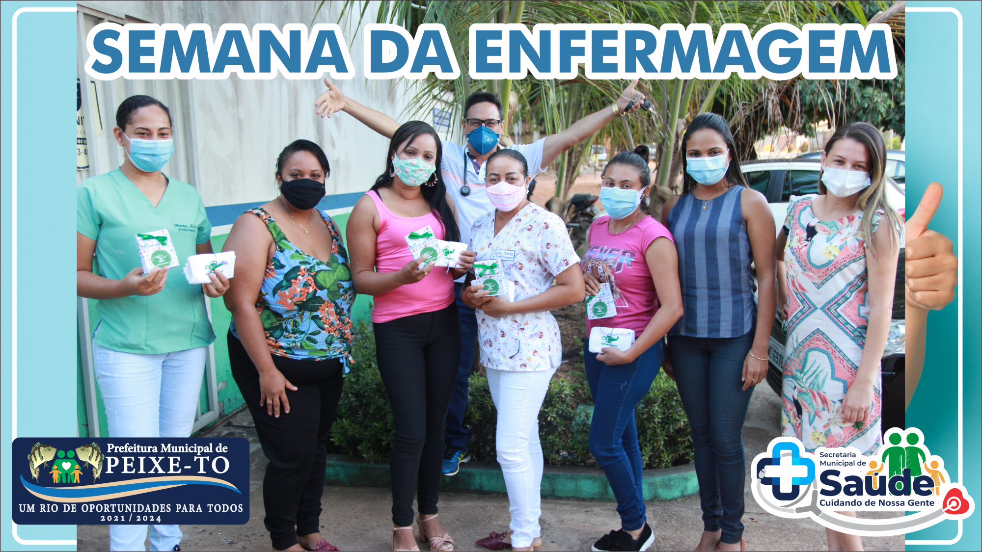 SECRETARIA DE SAÚDE HOMENAGEIA SERVIDORES EM ALUSÃO À SEMANA DA ENFERMAGEM