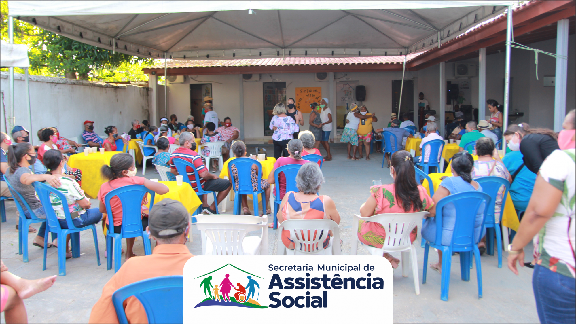 CRAS REALIZA PRIMEIRA FESTA PARA A TERCEIRA IDADE PÓS  PANDEMIA