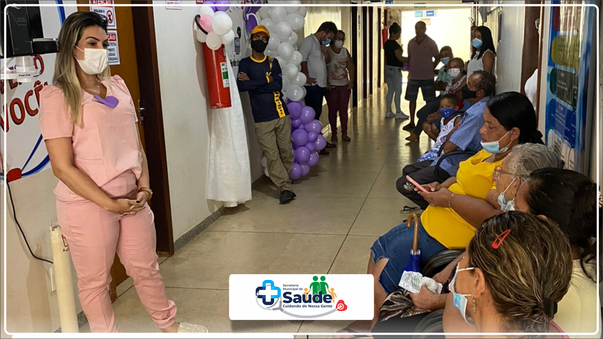 AÇÃO JANEIRO BRANCO E AS BOAS VINDAS A MÉDICA NA COMUNIDADE DE VILA QUIXABA
