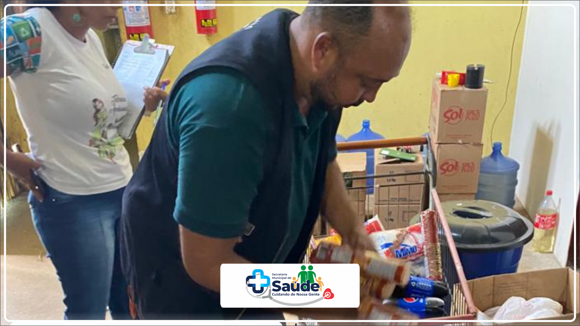  INÍCIO DAS AÇÕES DE VISTORIA SANITÁRIA NOS ESTABELECIMENTOS COMERCIAIS DA CIDADE