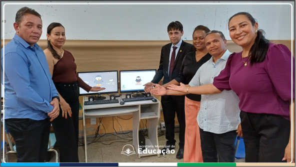 ESCOLA MUNICIPAL INAUGURA LABORATÓRIO DE INFORMÁTICA COM PARCERIA ENTRE PREFEITURA, UNDIME E RECEITA FEDERAL