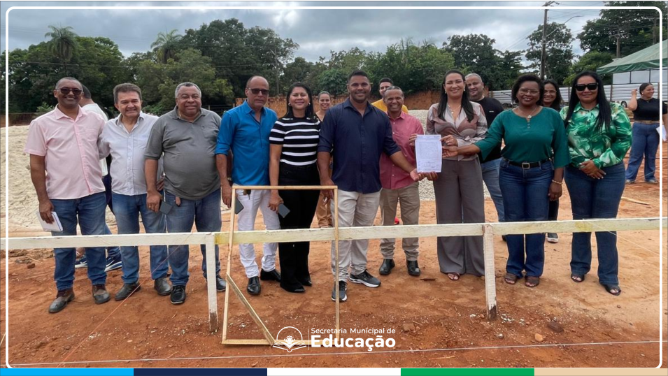 ORDEM DE SERVIÇO PARA CONSTRUÇÃO DE NOVA CRECHE NA VILA SÃO JOSÉ É ASSINADA EM PEIXE