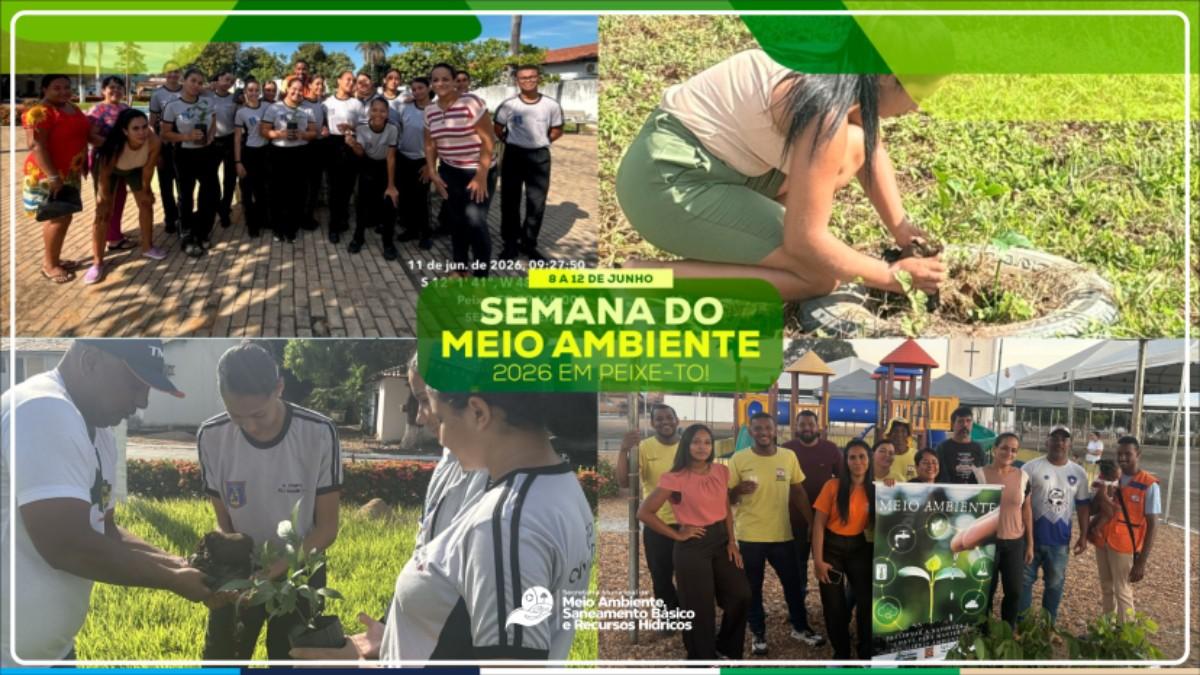 SEMANA DO MEIO AMBIENTE REFORÇA A IMPORTÂNCIA DA SUSTENTABILIDADE NO MUNICÍPIO